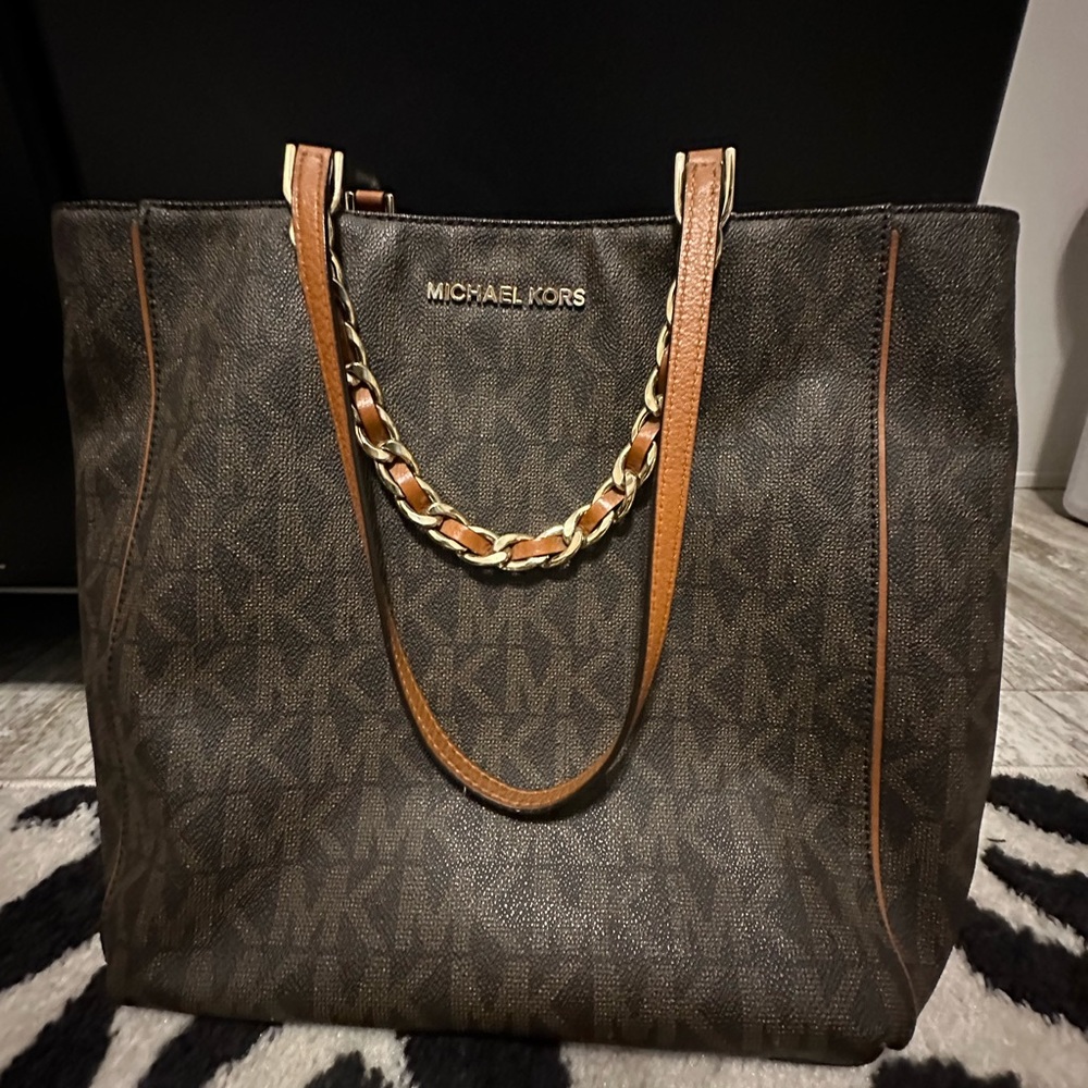 Michael Kors MK brown tote